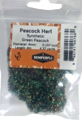 SEMPERFLI Synthetic Peacock Herl - Small (4mm)